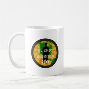 Mug Insigne de diplômé en géologie (Homme)