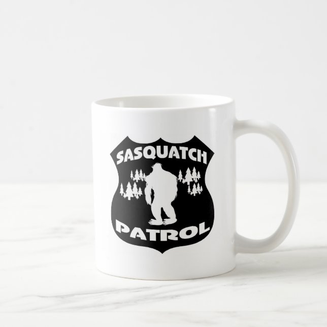 Mug Insigne de forêt de patrouille de Sasquatch (Droite)