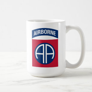 Mug Insigne de la 82e division aéroportée Vétéran mili