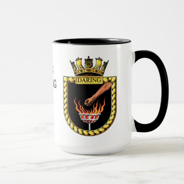 Mug Insigne de l'audace de voie HMP (Droite)