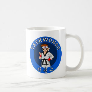 Mug insigne de type du Taekwondo