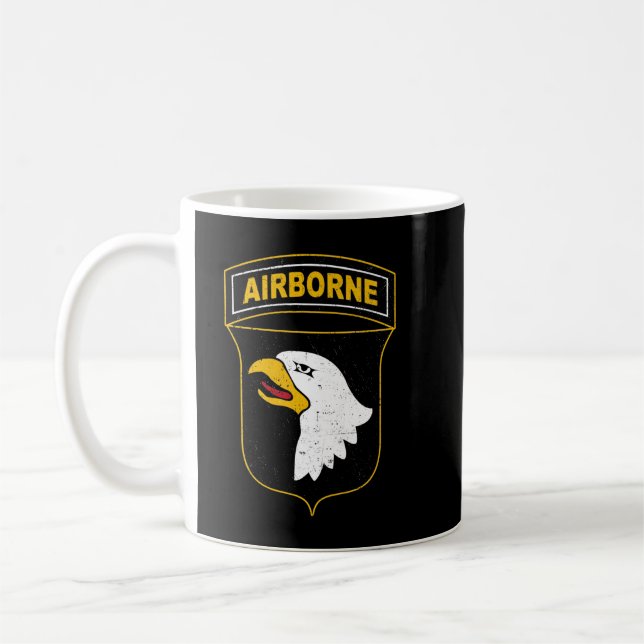 Mug insigne des ailes de parachute de l'armée et pavil (Gauche)