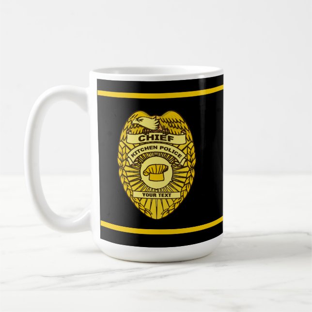 Mug Insigne du chef de la police de cuisine (Gauche)
