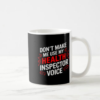Mug Inspecteur de la santé Profession de la santé publ