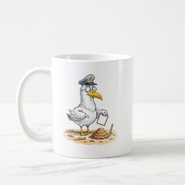 Mug Inspecteur des vers Comic Bird (Gauche)