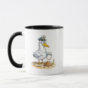 Mug Inspecteur des vers de l'oiseau comique
