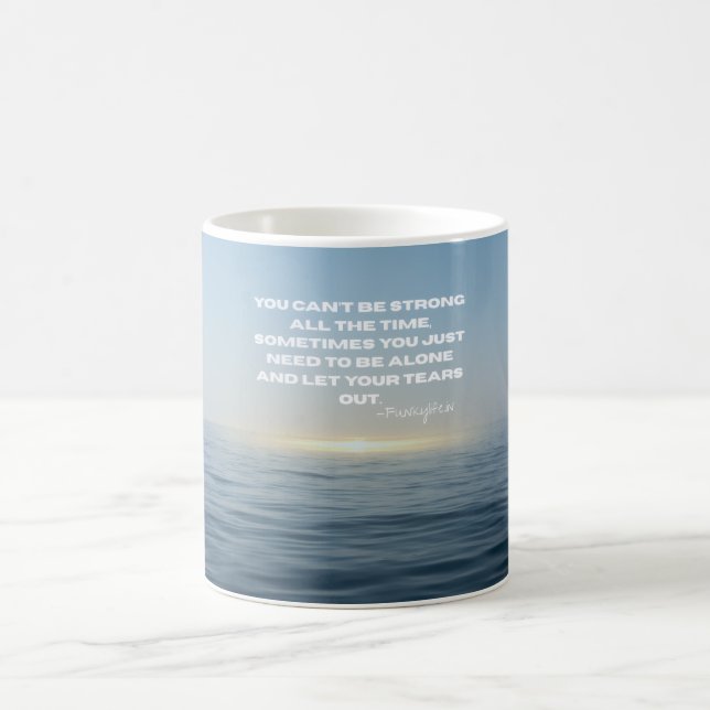 Mug Inspirant "Vous êtes aimé" - Chaleureux. (Centre)