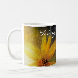 Mug Inspiration "Aujourd'hui c'est votre jour" Sunflow