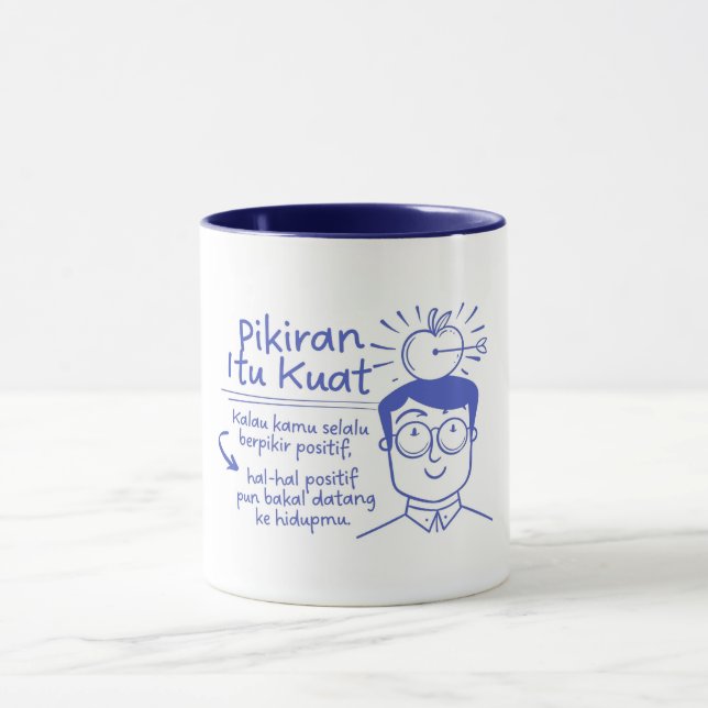 Mug Inspiration de devis positive (Centre)