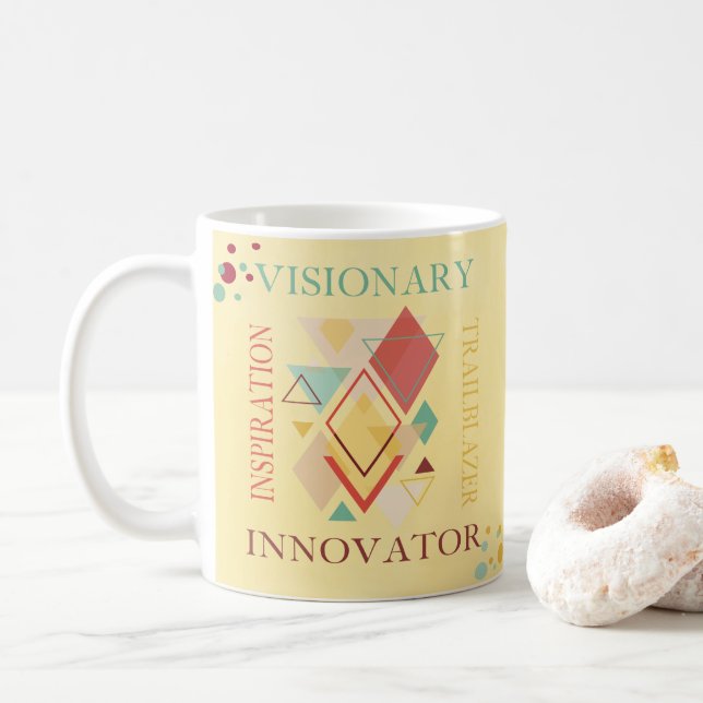 Mug Inspiration de l'innovateur de Trailblazer Visionn (Avec donut)