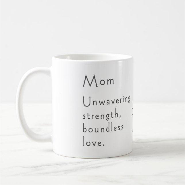 Mug Inspiration florale pour maman (Gauche)