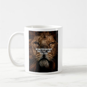Mug Inspiration Lion - Automne et Montée - Motivationn