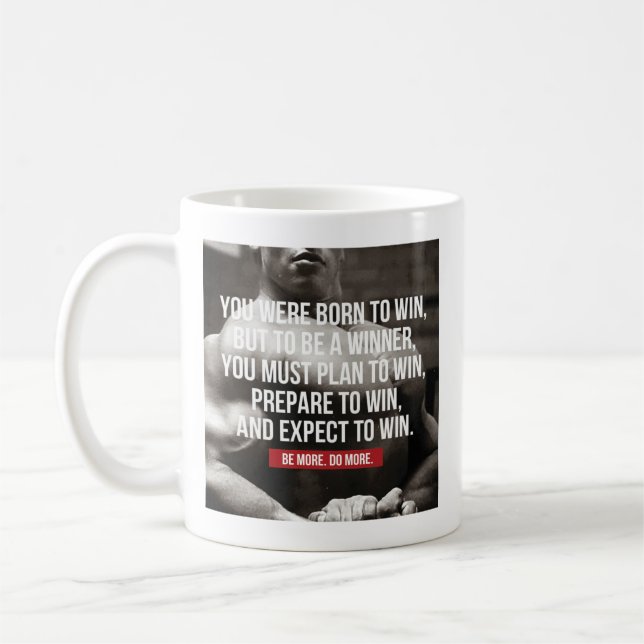 Mug Inspiration - Né Pour Gagner - Exercice (Gauche)