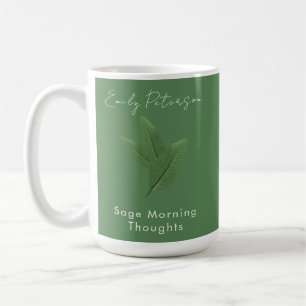 Mug Inspiration personnalisée Sage Morning Thoughts