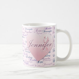 Mug Inspiration positive personnalisée avec coeur
