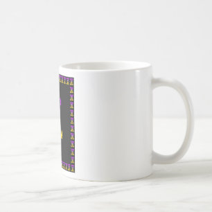 Mug Inspiration violet et or fantaisie Hakuna Matata
