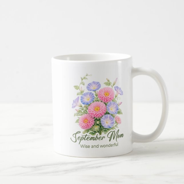 Mug Inspirational September Birth Flower Mom Wrap (Droite)