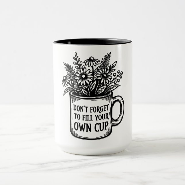 Mug Inspirationnel N'oubliez Pas (Centre)