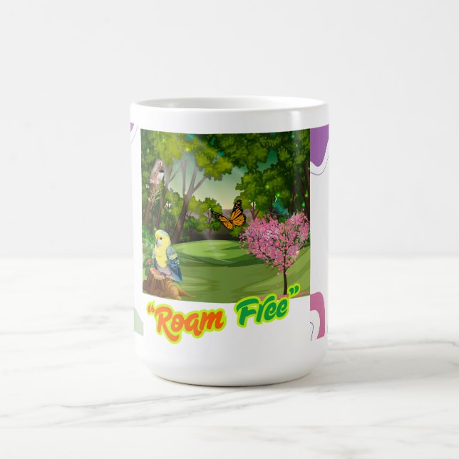 Mug Inspirationnelle "Roam Free" - Aventure. (Centre)