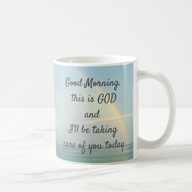Mug Inspire Good Morning, c'est Dieu Tumbler Thermal (Droite)