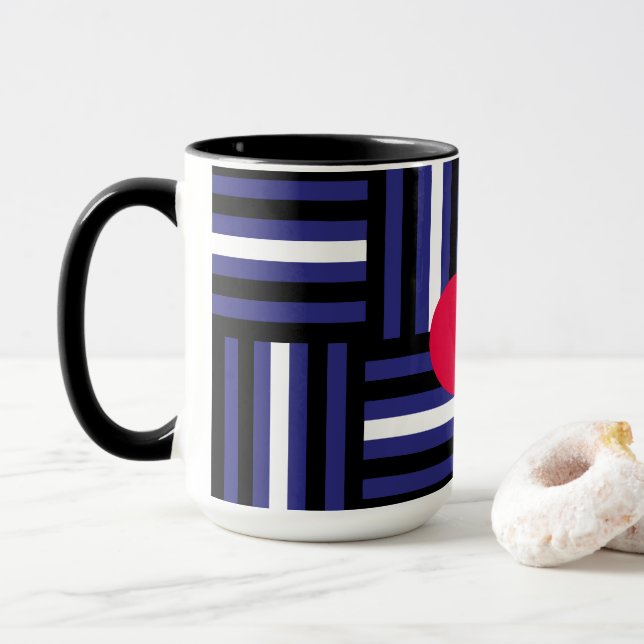Mug inspiré par la fierté en cuir (Avec donut)