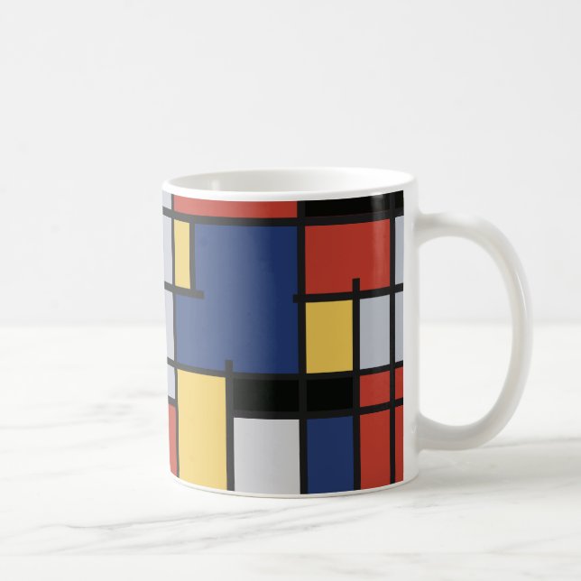Mug inspiré par Mondrian (Droite)