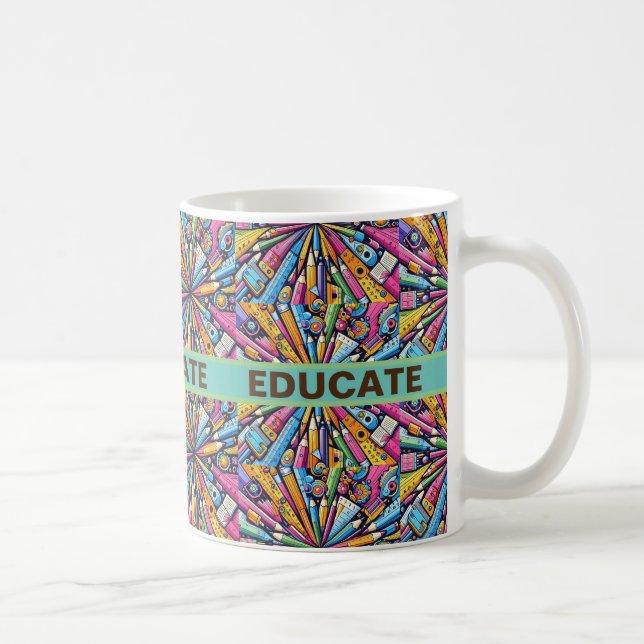 Mug Inspirer, éduquer, motiver les cafés (Droite)