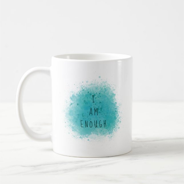 Mug Inspirer Je Suis Assez Simple Citation D'Affirmati (Gauche)