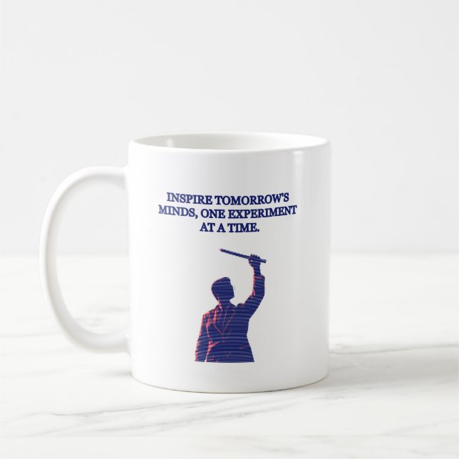 Mug Inspirer les Esprits de Demain Professeur de Scien (Gauche)