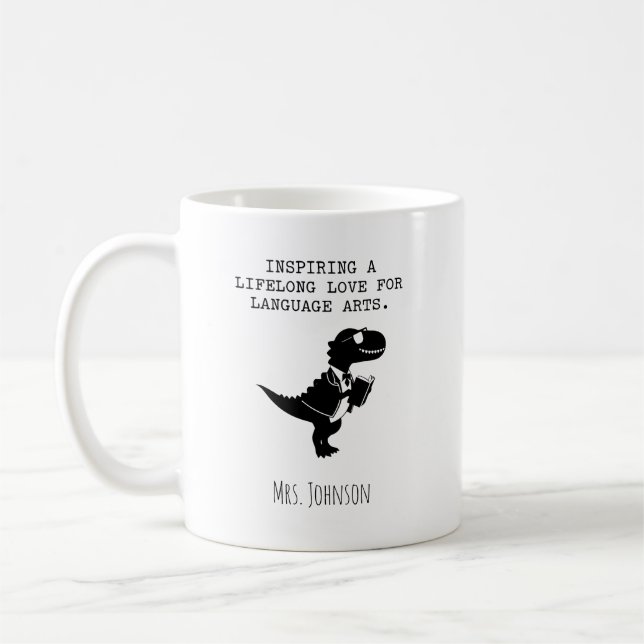 Mug Inspirer un amour éternel pour les arts du langage (Gauche)