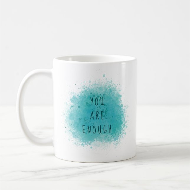 Mug Inspirer Vous Êtes Assez Simple Citation D'Affirma (Gauche)