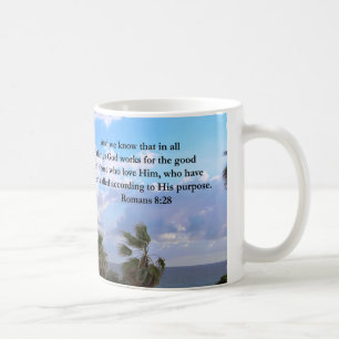MUG INSPIRING ROMANS 8:28 DESIGN