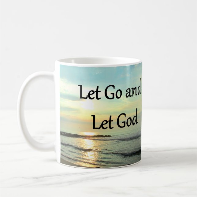 MUG INSPIRONS ALLONS ET LAISSONS DIEU PHOTO (Gauche)