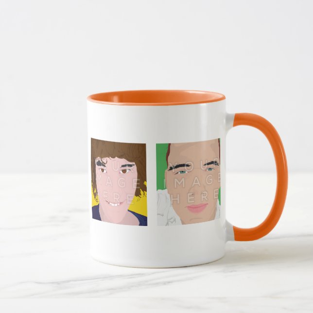 Mug Instagram 4 conceptions faites sur commande de (Droite)