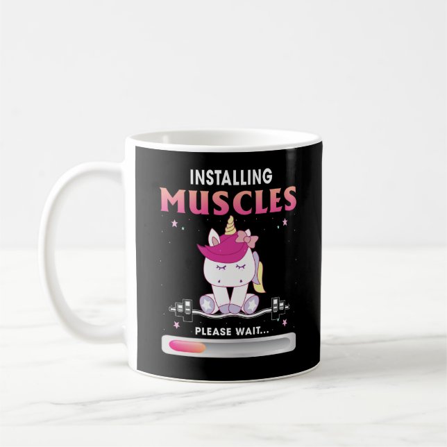 Mug Installation des muscles Veuillez patienter l'entr (Gauche)