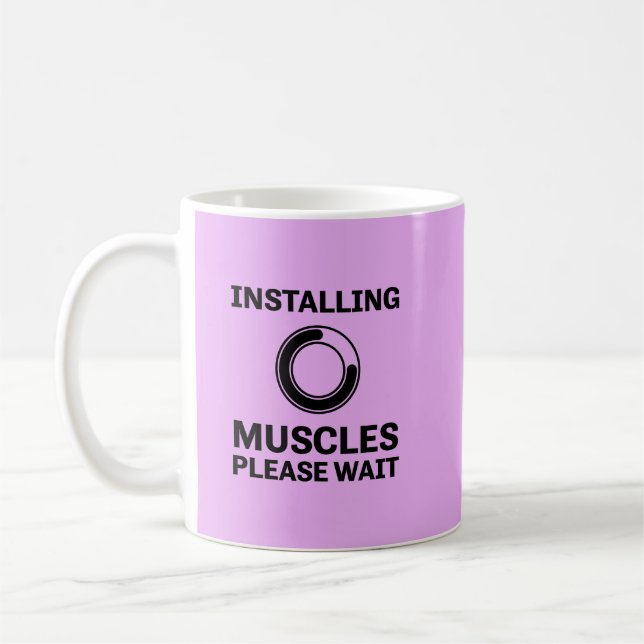 Mug Installation des muscles Veuillez patienter l'entr (Gauche)