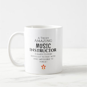 Mug Instructeur de musique incroyable difficile à trou