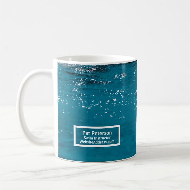 Mug Instructeur de natation Water Polo Modèle de plong (Gauche)