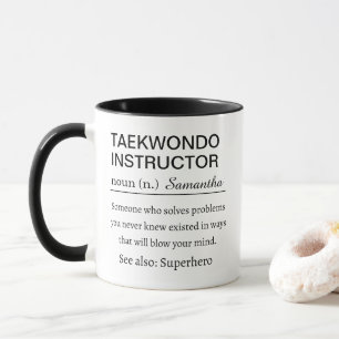 Mug Instructeur de taekwondo