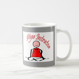 Mug Instructeur de yoga---Chiffre de bâton de positio