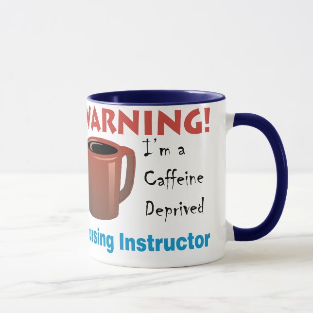 Mug Instructeur soignant déshérité par caféine (Droite)