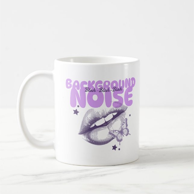 Mug Instruction Arrière - plan Bruit tendance (Gauche)