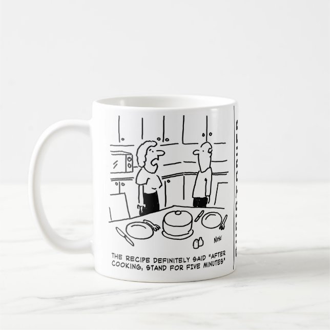 Mug Instructions pour la recette Cuisine suivie dans u (Gauche)