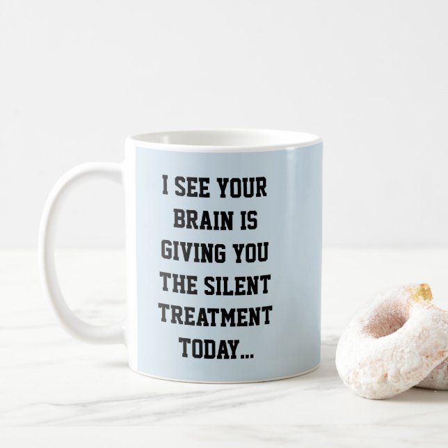 Mug Insulte subtile / Temps café - Mug-A-Tude (Avec donut)