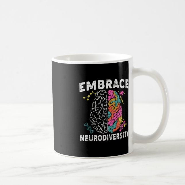 Mug Intégrer la Sensibilisation sur l'autisme Neurodiv (Droite)
