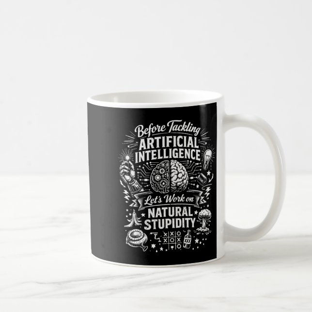 Mug intelligence artificielle stupidité naturelle avan (Droite)