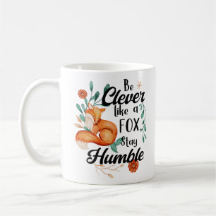 Mug Intelligent Comme Le Renard, Humble, Animal Sauvag