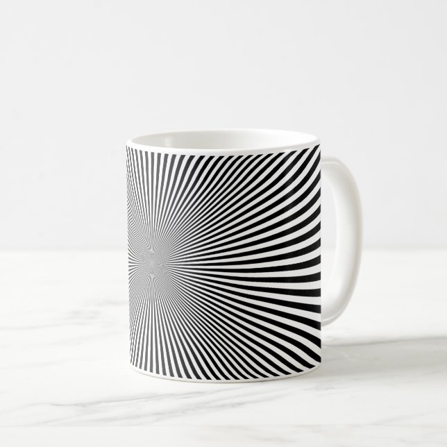 Mug INTENSE STARBURST Illusion optique (Devant droit)