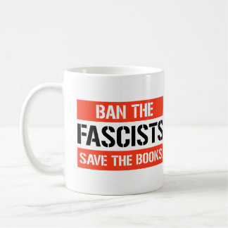 Mug Interdire les fascistes sauver les livres