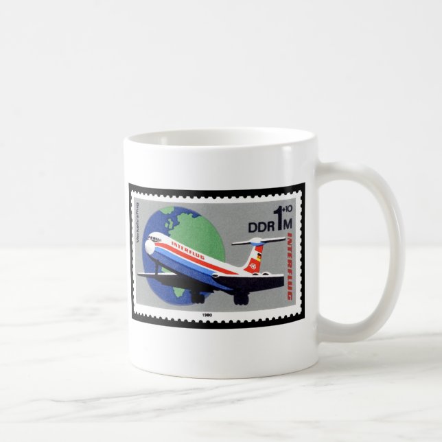 Mug INTERFLUG - Compagnie aérienne nationale de DDR, A (Droite)